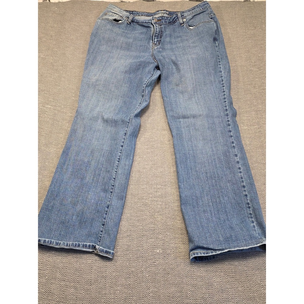 Levis 580 Bootcut Jeans Womens 20W Medium Wash Blue Stretch Denim Pants